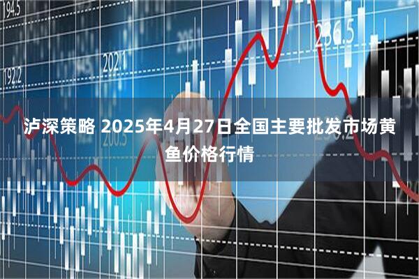 泸深策略 2025年4月27日全国主要批发市场黄鱼价格行情