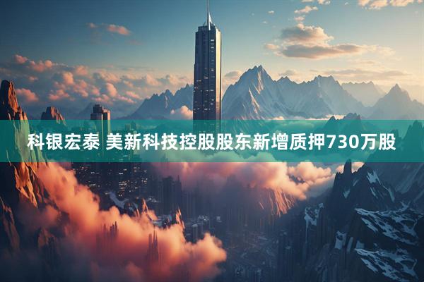 科银宏泰 美新科技控股股东新增质押730万股