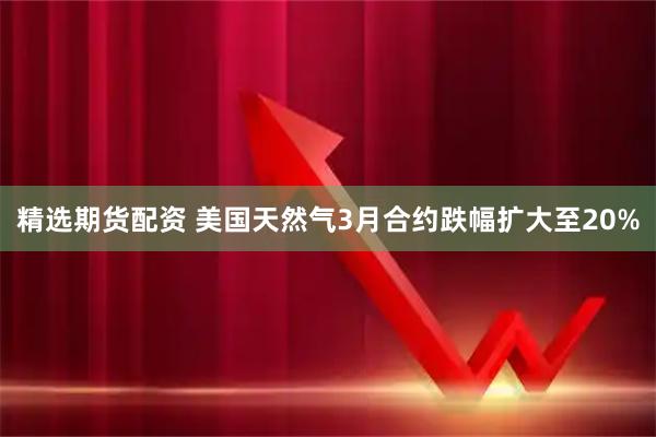 精选期货配资 美国天然气3月合约跌幅扩大至20%